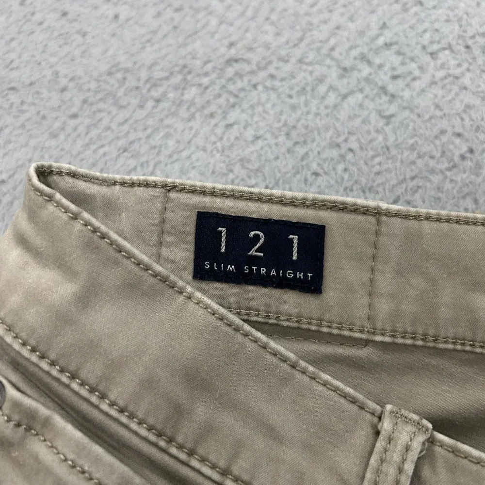 Lucky Brand Jeans Mens 30x30 Beige 121 Slim Straight Stretch Five Pocket Pants